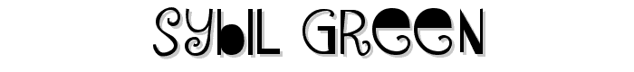 Sybil Green font